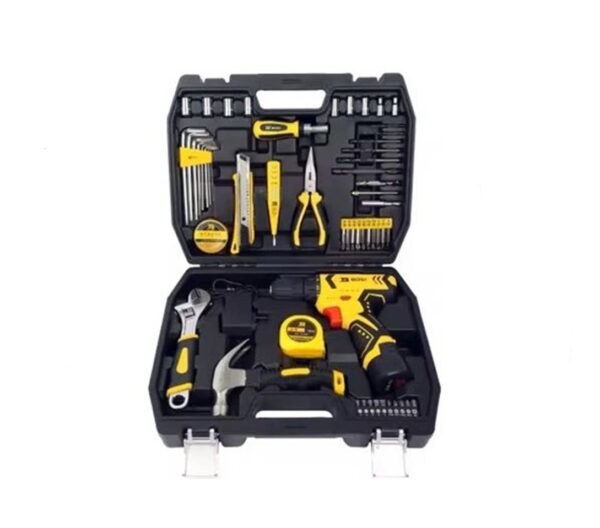 SINTECH BS511058 Bosi 58 in 1 Tool Box with Cordless Drill Set