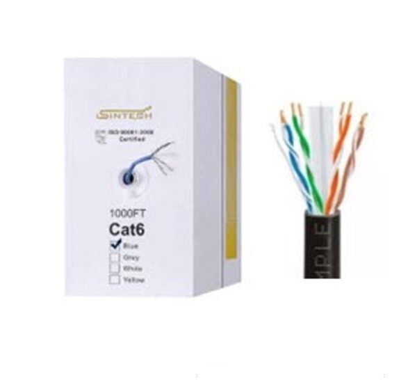 SINTECH UTP CCA CAT6 Outdoor LAN Cable 305 Yards