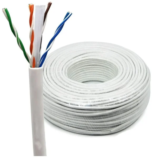 CP Plus CP-EUT-6TGL1-305 CAT6 Pure Copper Network Cable – 305 Meters