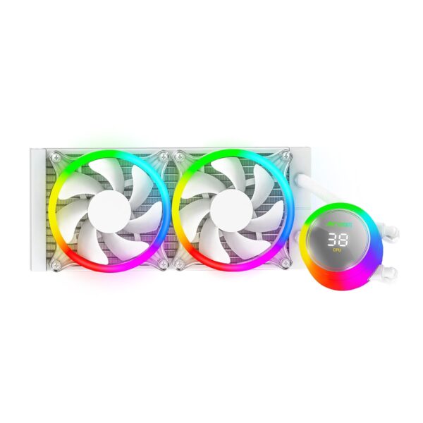Ant Esports ICE Chroma 240 ARGB Liquid Cooler - White