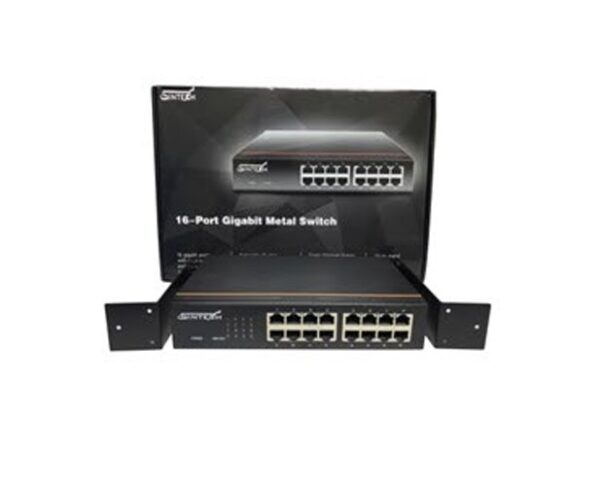 SINTECH ST-1016G 16-Port Gigabit Ethernet Rackmount Network Switch