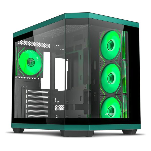 Ant Esports Crystal-X11 Mid-Tower High-End Gaming Cabinet – ARGB Fans